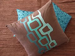 XL-60cm-x-60cm-SQUARE-CUSHION-CHOCOLATE-WITH-AQUA-EMBROIDRY